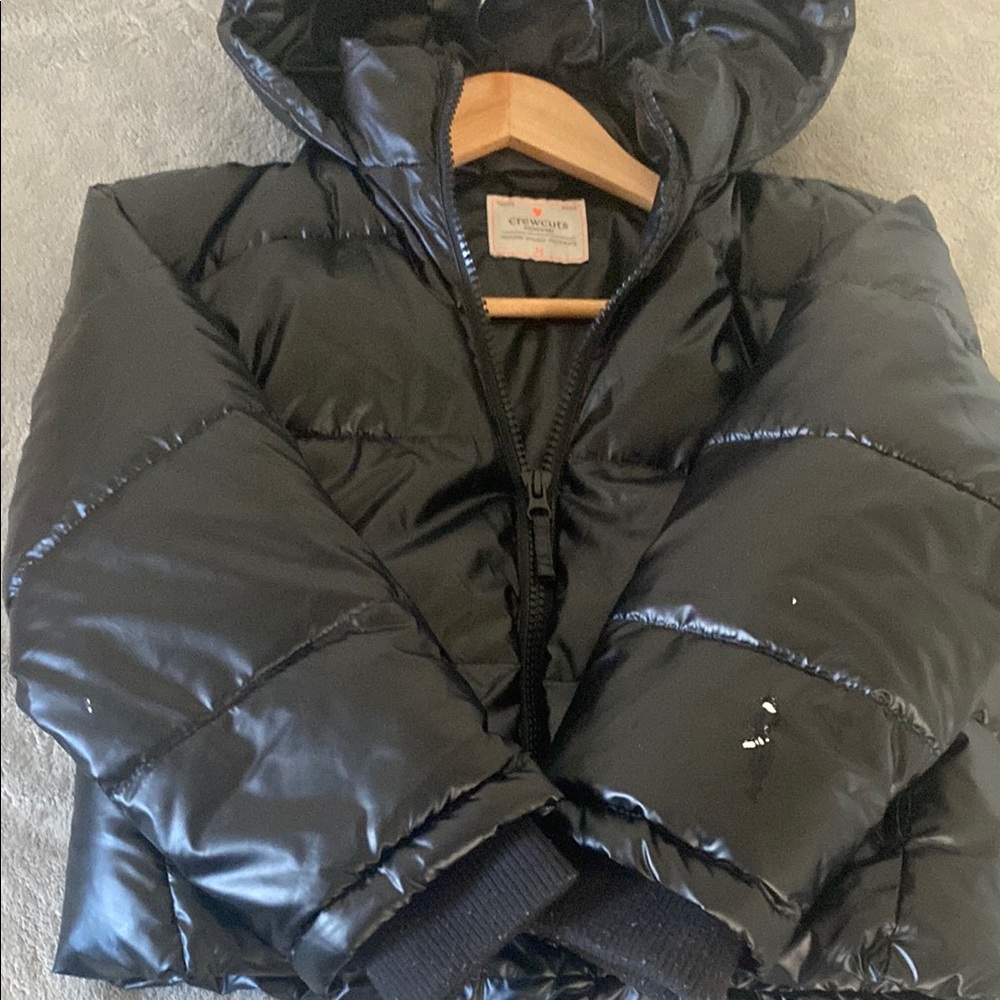 Kids Black Puffer Jacket